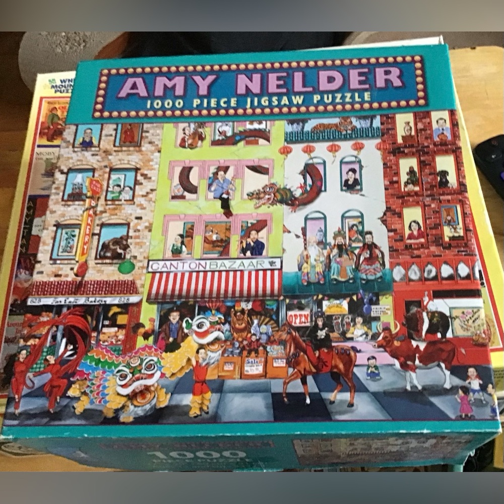 Estate auction ￼Amy Nelder 1000 PC Puzzle Canton, bazaar ￼